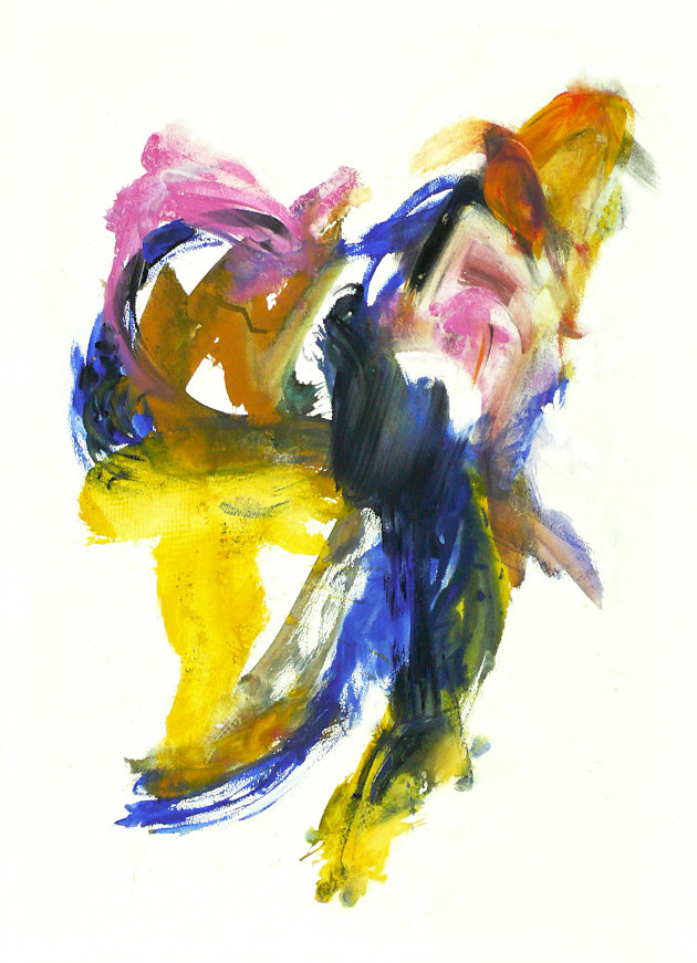 An abstract art painting.