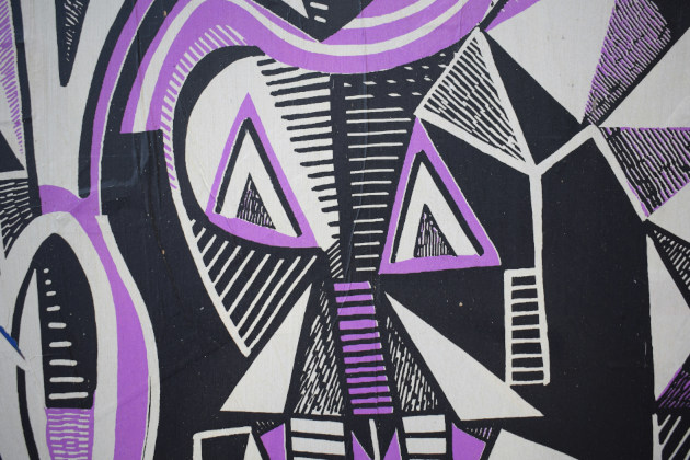 An abstract art painting.